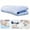 Light Blue, variant on Washable Dog Cooling Mat for Medium Dogs, Reusable Cooling Pad Cool Blanket, Non-Toxic Pet Cool Mat for Indoor Outdoor Couch Crate Car Travel Trip, Grey