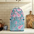 thumbnail image 7 of SEANATIVE Blender Cover with Handle Cherry Blossom Teal Blue Pink, 7 of 7