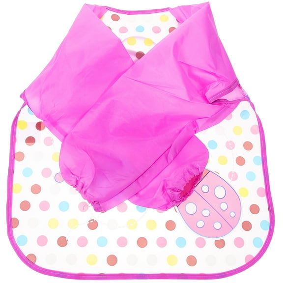 Raindrops  Kid Apron Waterproof Painting Apron Toddler Paint Smock Children Paint Apron Painting Baking Apron