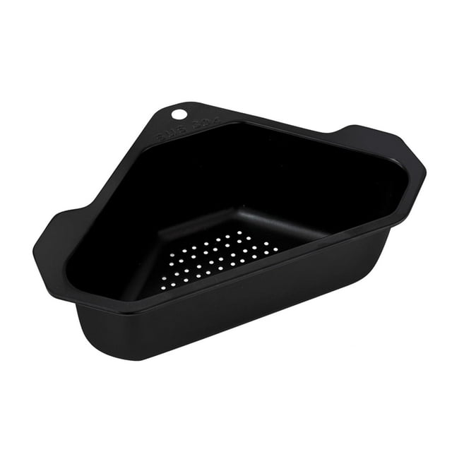 Abbracc Kitchen Sink Drain Leftovers Colander Food Residue Sink Strainer Colander Black