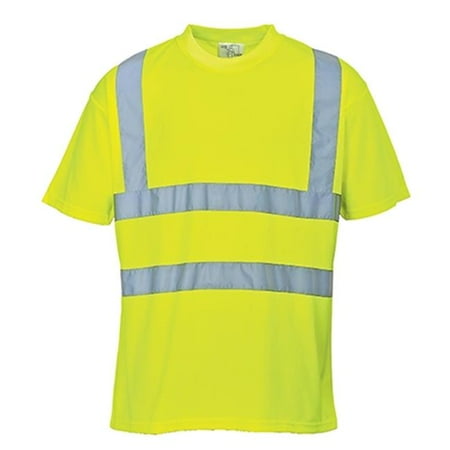 - Portwest S478 4XL Hi-Visibility T Shirt, Yellow - Regular