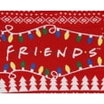 thumbnail image 3 of Friends TV Series Men's Logo And Holiday Lights Ugly Christmas Adult Pullover Sweater, 3 of 7