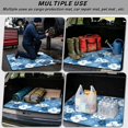 thumbnail image 3 of XYZCANDO Hawaiian Floral Rear Cargo Protector 29" x 39", Universal Waterproof Trunk Mat, Non-Slip Easy Clean Durable Polyester Liner for SUVs & Sedans, 3 of 7