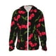 thumbnail image 1 of Fotbe Cherry Chaqueta con Protección Solar UPF 50+ para Hombre y Mujer, Camisa con Capucha y Bolsillos-Large, 1 of 7