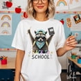 thumbnail image 2 of Raccoon Back School Shirt, Back to School Raccoon Shirt, Funny Raccoon Shirt, School Boy Shirt, 2 of 5
