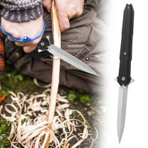 SSZMDLB under $5 Pocket Folding Knife, Stainless Steel Folding Knife, Portable Pocket Knife for Outdoor Use, Compact Tool for Camping, Fishing, and Everyday Tasks, Reliable and Durable