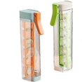 thumbnail image 1 of 2pcs Ice Trays, Portable Handheld Ice Cube Tray, One-handed Deicing Of Ice Lattices, Ideal For Cold Drinks, Home Use, 1 of 5