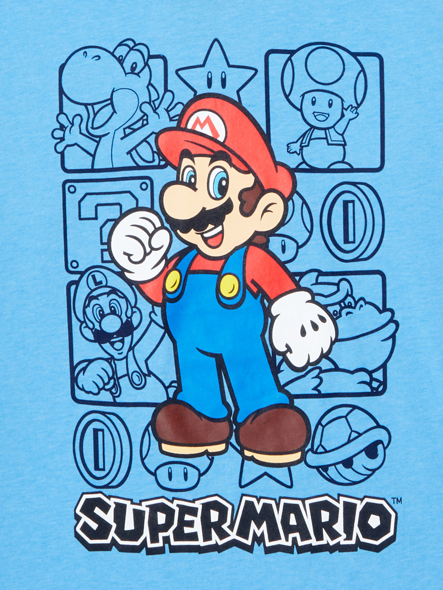 Super Mario Bros. Boys Classic!! Graphic Long Sleeve T-Shirt, Sizes 4-18 - image 3 of 3