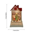 thumbnail image 6 of AJKSFHIU Christmas Village Houses,Vintage Christmas Ornaments,Christmas Miniatures Figurines,Christmas Decoration Santa Claus Nightlight,Christmas Small House Decoration Luminous Christmas Gift, 6 of 6