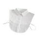thumbnail image 2 of Cuello falso blanco para mujer, suave, cómodo, elegante, para traje, suéter. Collar redondo, 2 of 9