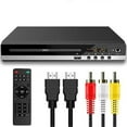 thumbnail image 1 of DVD Players for TV with HDMI, DVD Players Playing All Regions, CD Player for Home Stereo System, HDMI & RCA Cable Included, 1 of 5