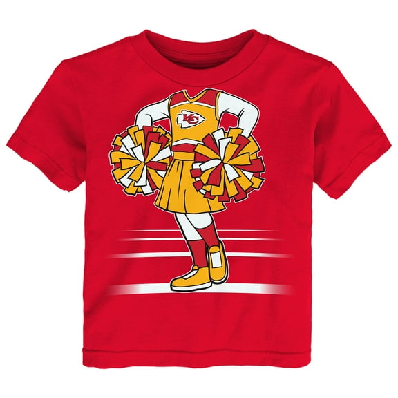 Girls Toddler Outerstuff Red Kansas City Chiefs Game Fit T-Shirt