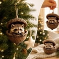 thumbnail image 6 of Forest Animal Acorn Ornaments 2026, Sleeping Squirrel Snuggled in Acorn Shell Ornament 2026 – 3D Resin Cottagecore Tree Decor, Small Christmas Gift, 6 of 8