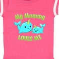 thumbnail image 4 of Inktastic My Mommy Loves Me Cute Narwhal Boys or Girls Baby Bodysuit, 4 of 5