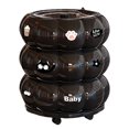 thumbnail image 1 of Modern Halloween Pumpkin Can With Lid And Wheels Large Capacity For Home Use Stylish Living Room Décor, 1 of 5