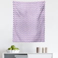 thumbnail image 1 of Geometric Tapestry, Mosaic Design with Small Triangles in Watercolor Style Grid, Fabric Wall Hanging Decor for Bedroom Living Room Dorm, 5 Sizes, Lilac Lavender and White, by Ambesonne, 1 of 1