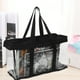 thumbnail image 3 of Bolsos de mano para mujer, bolsa de mano transparente para estadio, bolsas de estadio transparentes para mujer, bolsas de mano transparentes con cremallera, bolsa de almacenamiento de gorra de, 3 of 6