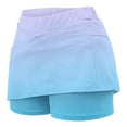 thumbnail image 3 of Posijego Womens Shorts Skirt High Waist Yoga Gym Sport Skorts Running Workout Athletic Mini Skirt Shorts, 3 of 5