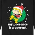 thumbnail image 3 of Rugrats - Angelica My Presence Is A Present - Men's Crew Neck Fleece Pullover, 3 of 6