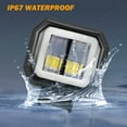 thumbnail image 6 of Pair 3inch LED Light Cube Bar Spot Pods Driving Fog White Halo Offroad ATV UTV SUV, 6 of 14