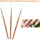 thumbnail image 5 of 3 Pièces Pinceaux En Détail À Ongles, Pinceau Liner Nail Art Ongles Professionnel, Pinceaux Fins Pour Peinture Acrylique De Precision, Dessin Brosse Pinceau Peinture Stylo Nail Dotting Tool, 5 of 8
