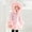 Pink, variant on Liyamei Kids Little Girl's Thicken Coat Winter Warm Faur Leather Button Down Jacket With Hood Long Sleeve Outerwear Girls Hooded Winter Coat Size 18-24 Months