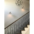 thumbnail image 5 of FSLiving 1-Lamp Battery Wall Lamp 55 Lumens Dimmable LED Remote Control No Wire Black Metal Wall Light Fixture Industrial Retro Goose Neck Design for Corner Loft Bedroom -Easy to Install, 5 of 6