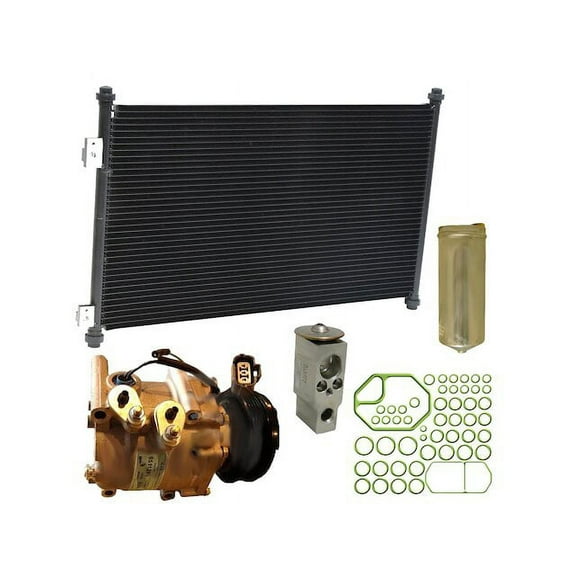 A/C Compressor Kit - Compatible with 2001 - 2003 Honda Civic 1.7L 4-Cylinder 2002