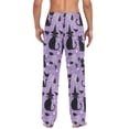 thumbnail image 4 of FORMRS Mens Pajama Pants with Pockets Sleepwear Lounge Bottoms Sizes S-2XL, Halloween Cats, 4 of 7