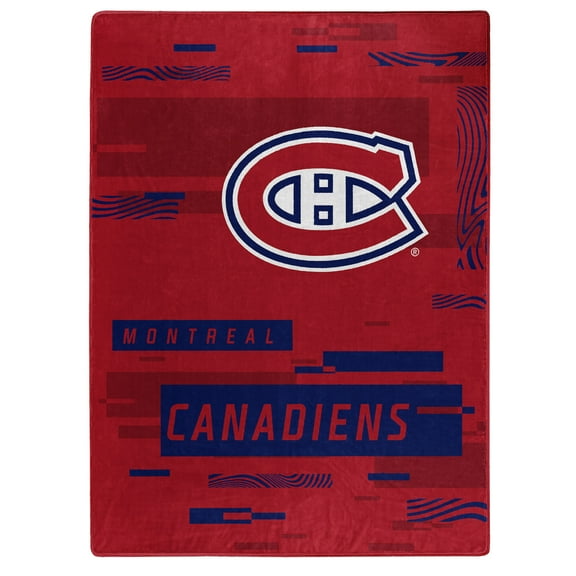The Northwest Group Montreal Canadiens 50" x 60" Digitize Raschel Throw Blanket