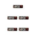 thumbnail image 1 of Thinsony 1/2/3/5 Gym Timer 15 Large Clock - Modern Style High-end Texture USB Charging Date Time Temperature Humidity Powered By Battery Black+White+Red 5PCS, 1 of 6