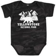 thumbnail image 3 of Inktastic Yellowstone National Park with Bear Mountains and Trees Boys or Girls Baby Bodysuit, 3 of 5