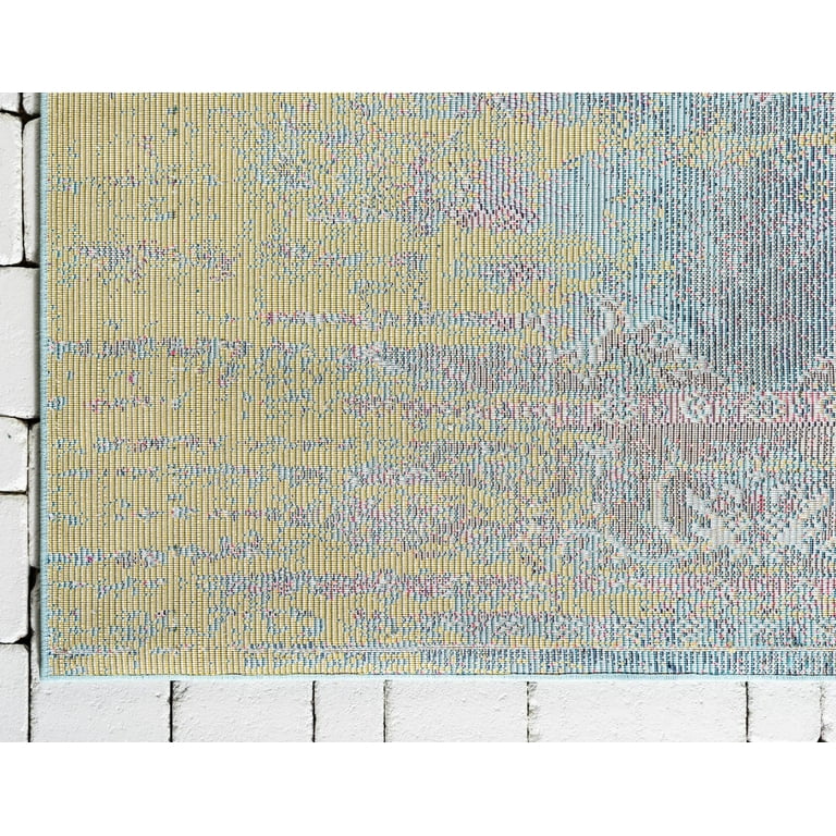 Unique Loom Warhol Vita 3 x 10 Olive/Yellow Indoor Medallion Oriental Runner Unique Loom Warhol Vita 3 x 10 Olive/Yellow Indoor Medallion Oriental Runner