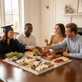 thumbnail image 4 of ZZkhGO 2026 Graduation Fillable Number Box, Sturdy Cardboard Paper Platter for Fruit Cheese Snacks, Party Center Decoration for Graduation Season Dinner, 4 of 7