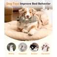 thumbnail image 5 of Petbobi Squeaky Dog Toy Interactive Plush Squirrel Dog Toy with Treat Dispenser & Slow Feeder Puzzle for Small, Medium & Large Dogs, Grey, 5 of 7