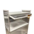 thumbnail image 3 of Étagère de Rangement Multifonctionnelle à 4 Niveaux, Armoire de Rangement de 60cm de Largeur avec Portes Rabattables (Blanc), 3 of 3