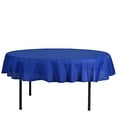 thumbnail image 6 of BalsaCircle 70" Round Polyester Tablecloths Wedding Royal Blue, 6 of 7