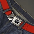 thumbnail image 2 of GM General Motors Belt, Seatbelt Buckle Belt, Corvette Logo Red, 30 to 44 Inches, 2 of 9