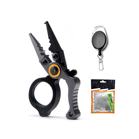 Aluminum Alloy Fishing Line Cutter Small Fishing Hook Remover Small Fishing Pliers Scissors Comfortable Grip Pliers