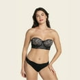 thumbnail image 2 of Leonisa Lace Side Seamless Thong Panty - Comfy No Show Underwear for Women, 2 of 4