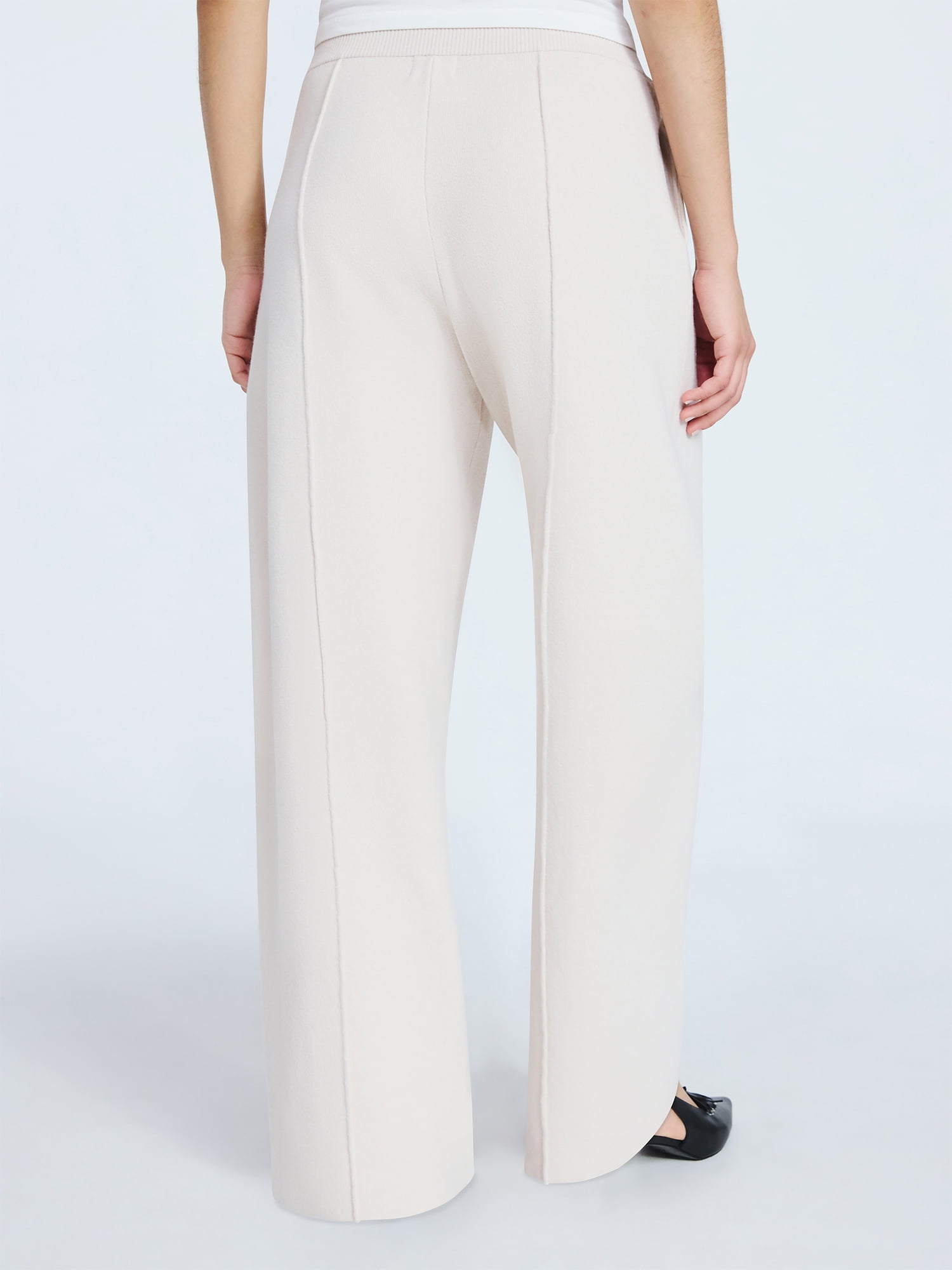 Scoop Women's Sweater Knit Barrel Pants, Sizes XS-XXL