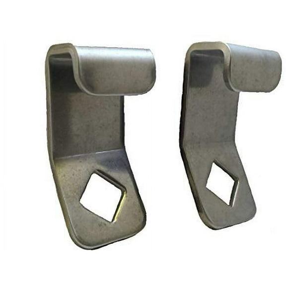 Cooler Lock Bracket Designed to fit: Yeti Roadie and RTIC 20 Made of Stainless Steel (Sold as a Pair)