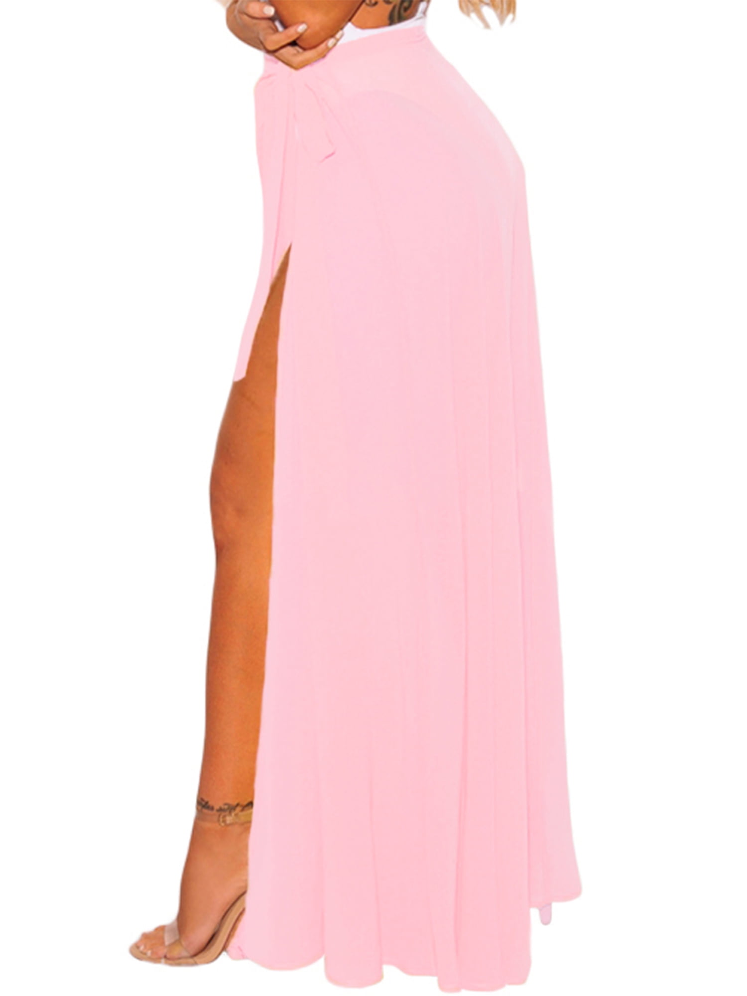 beach wrap maxi skirt