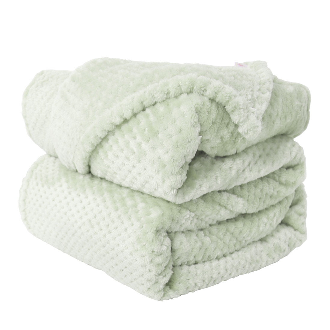 Waffle Flannel Fleece Blanket Velvet Plush Large Throw for Sofa ,Couch