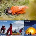 thumbnail image 5 of Saco de dormir de supervivencia de emergencia - Bolsa de supervivencia - Manta de primeros auxilios impermeable - Ultraligera - Resistente al calor, 5 of 5