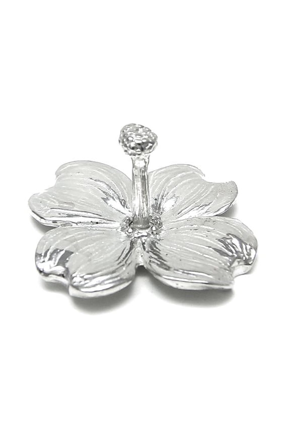 Dogwood Flower Ring Holder Pewter - Ring Stand Gift Packaged with Miracles Story Card - Handmade in USA (Shipped from Artist Studio)