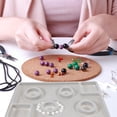 thumbnail image 4 of 2pcs DIY Jewelry Beading Board Bead Design Board for Creating Bracelets Necklaces Jewelry, 4 of 5