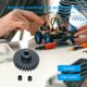 thumbnail image 4 of Engranajes de Motor M1 5mm Rc con tornillos M3 23t-34t piñón de Metal para camión Buggy 1/8 Rc JShteea libre de BPA, 4 of 8