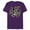 Purple, variant on Disney Stitch Skeleton Halloween - Short Sleeve Blended T-Shirt for Adults - Customized-Yellow