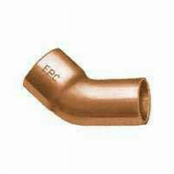 Mueller Streamline W 63359 Copper 45 Degree Street Elbow 2 x 2 Sweat Dia. in.